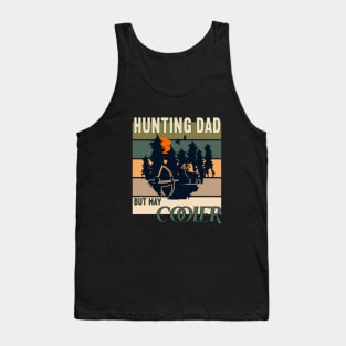 Hunting Dad But Way Cooler Retro Vintage Sunset Tank Top